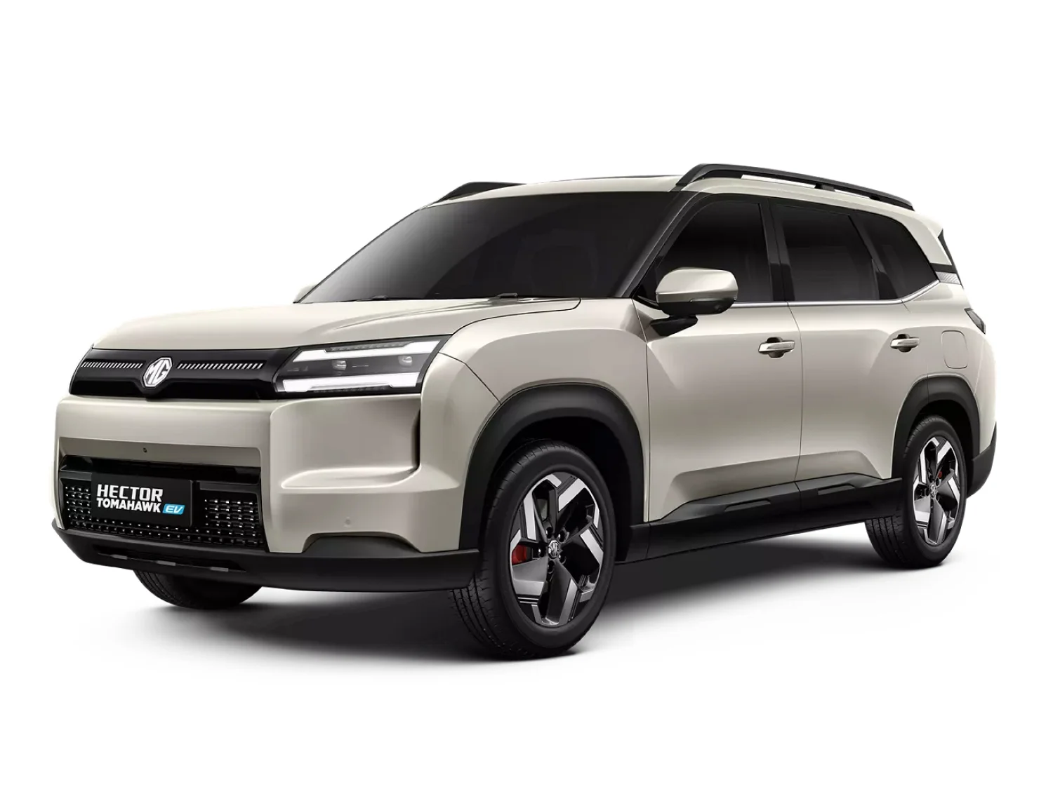 MG Hector Tomahawk EV Shadow Gold